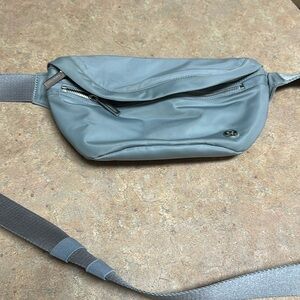 Grey lululemon Fanny belt bag